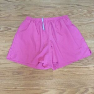 Asics lined running workout shorts magenta Sz LEUC